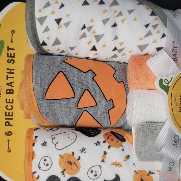 Modern Baby NWT Halloween/Fall 6-Piece Bath Set - Picture 3 of 5